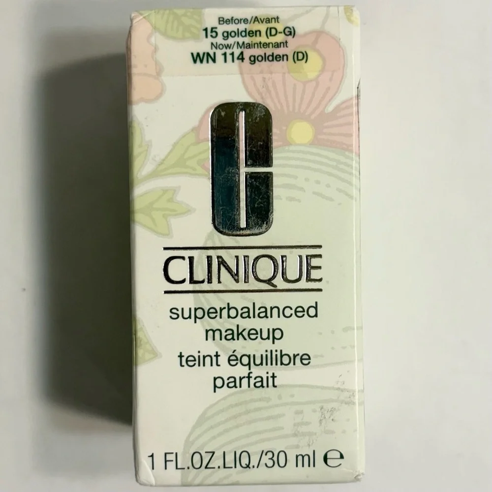 NIB Clinique Superbalanced Makeup Foundation WN 114 Golden (D) 1oz NEW IN BOX